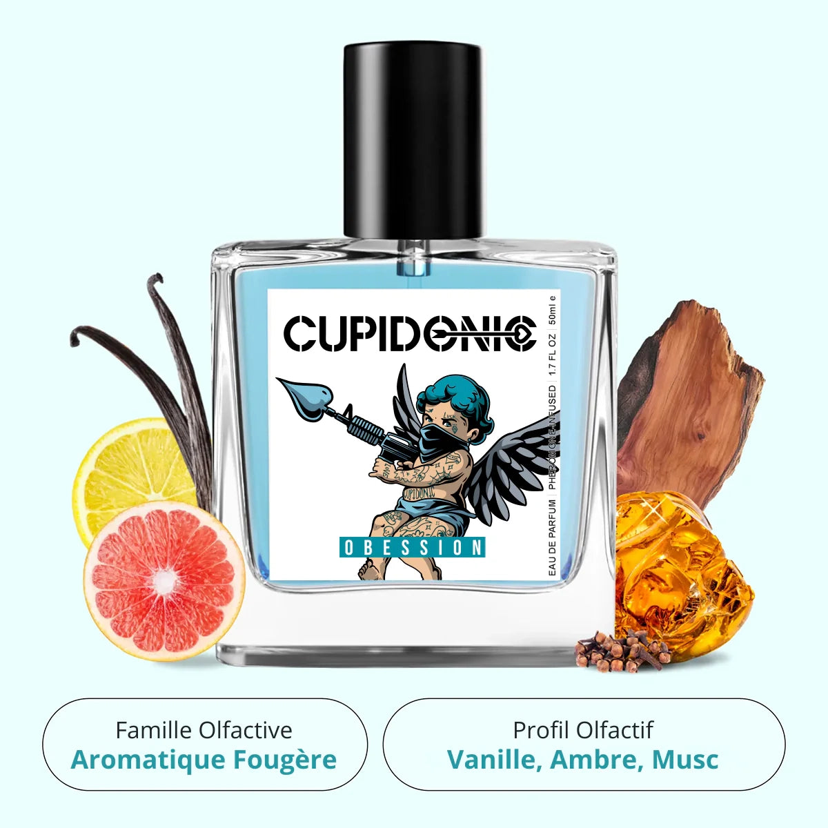 Cupidonic Obsession — parfum homme premium fabriqué en France