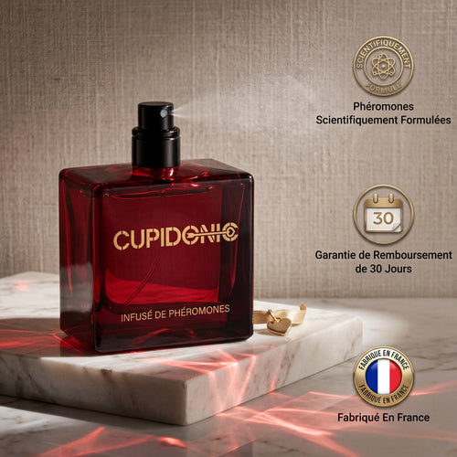 Parfum Cupidonic Obsession 2 aux phéromones PheroPureVXN, flacon 50ml fabriqué en France, garantie 30 jours